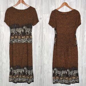 Sheri Martin New York Vintage Zebra Dress